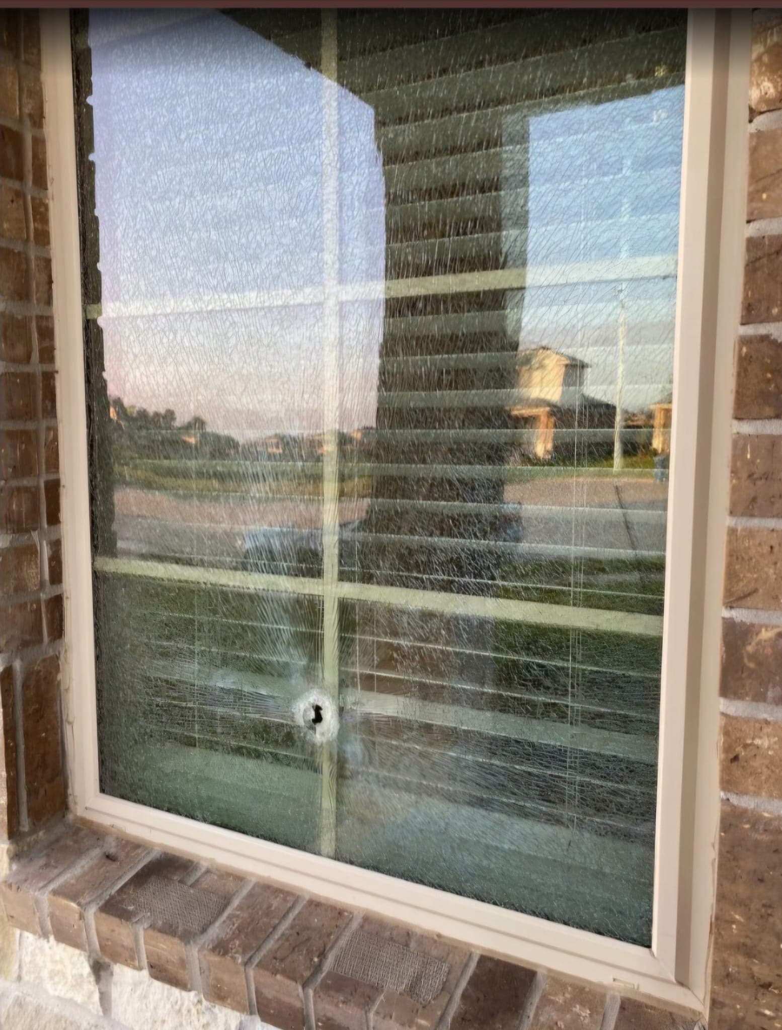 Before - Window Glass Replacement